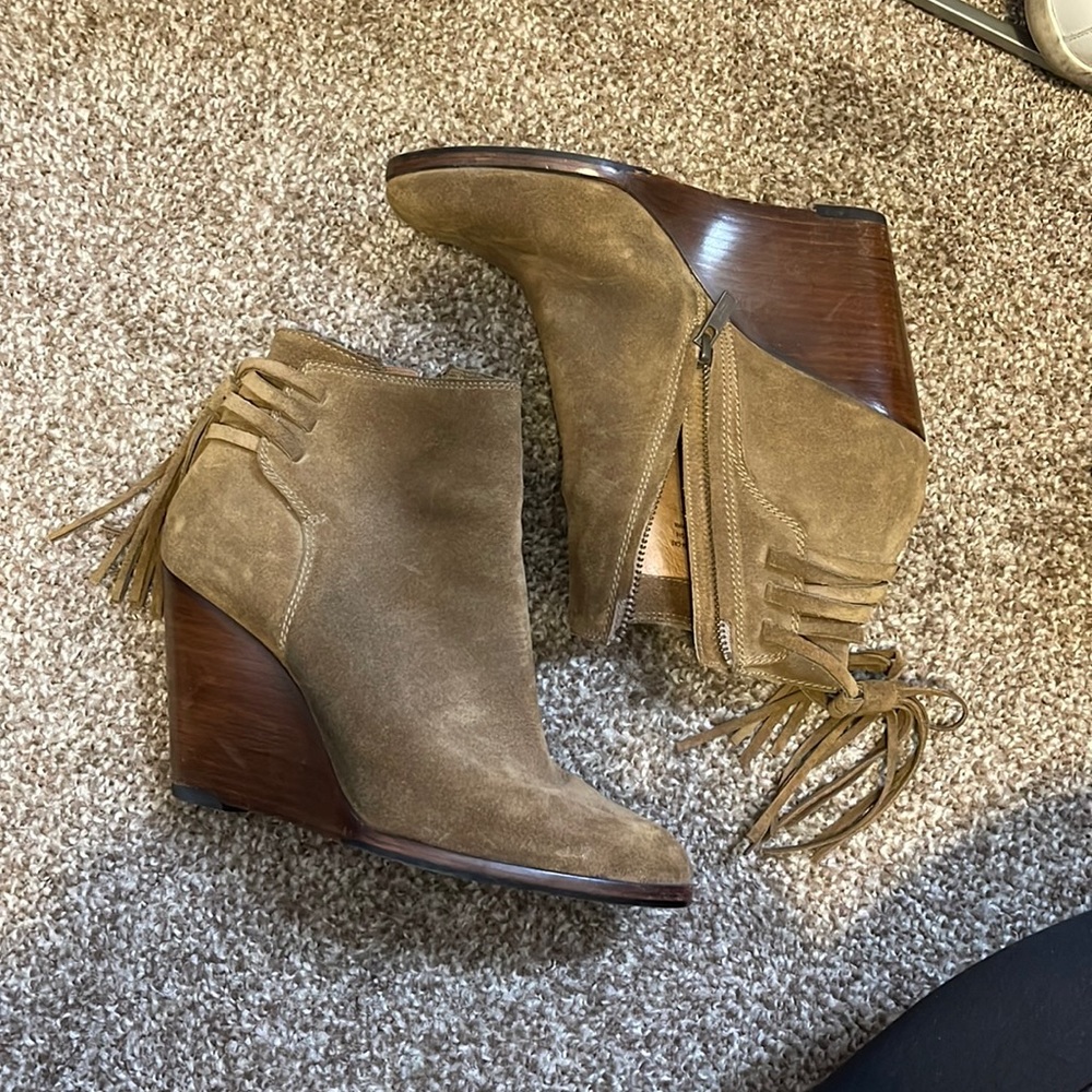 Frye Wedge Booties